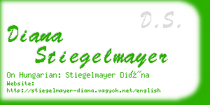 diana stiegelmayer business card